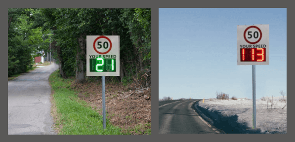 LED Speed Detection Signs